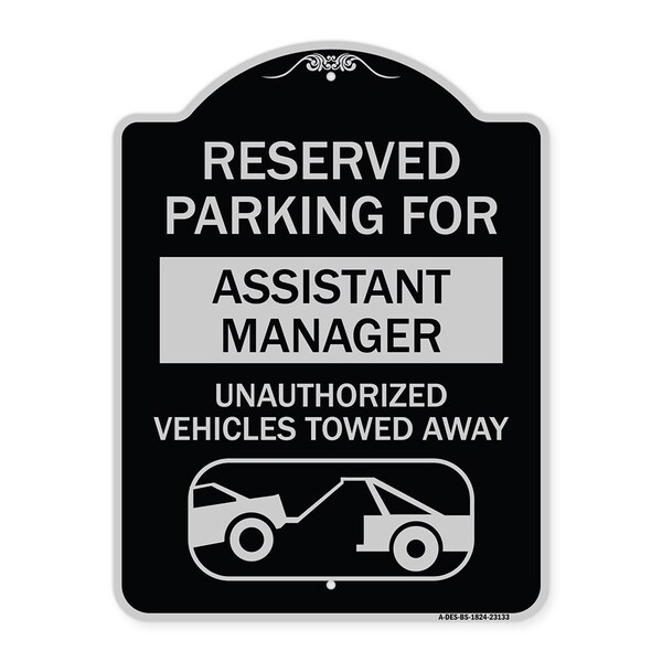 Reserved Parking for Assistant Manager Unauthorized Vehicles Towed Away, A-DES-BS-1824-23133